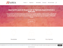 Tablet Screenshot of aahea.net